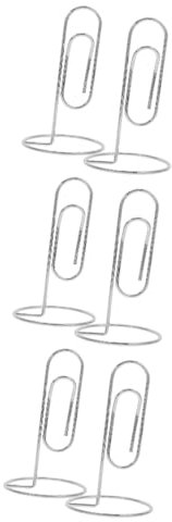 TEHAUX 6stücke Metall Kartenhalter Mit Clip Foto Und Tischkartenständer Für Hochzeiten Und Menükarten Silber Für Tischdekoration Und Erinnerungsfotos