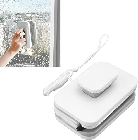 Oreilet Nettoyeur Vitres Magnétique, Double Face Essuie-glace Verre Magnétique Outil Nettoyage Pare-brise pour Fenêtres Hautes,équipement Professionnel Raclette Nettoyage Extérieur