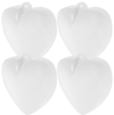 NUOBESTY 4 Pesas para Globos en Forma de Corazón Contrapesos de Resina para Decoración de Fiestas Bodas y Cumpleaños Colgantes para Globos de Aluminio Accesorios para Centros
