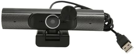 SEVEQIS Webcam del PC, Webcam USB 4K Webcam 30fps HiFi Altoparlante Riduzione del rumore Microfono Videocamera for PC Desktop Laptop