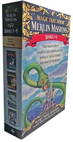 Magic Tree House Merlin Mission 1-4 Boxed Set: Christmas in Camelot / Haunted Castle on Hallows Eve / Summer of the Sea Serpent / Winter of the Ice Wizard (Magic Tree House (R) Merlin Mission)