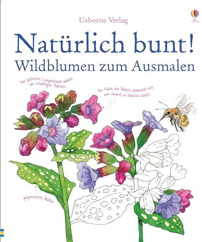 Natürlich bunt! Wildblumen zum Ausmalen (Natürlich-bunt-Reihe)