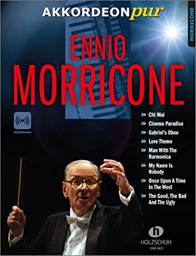 Ennio Morricone: „Akkordeon pur“ bietet Spezialarrangements im mittleren Schwierigkeitsgrad
