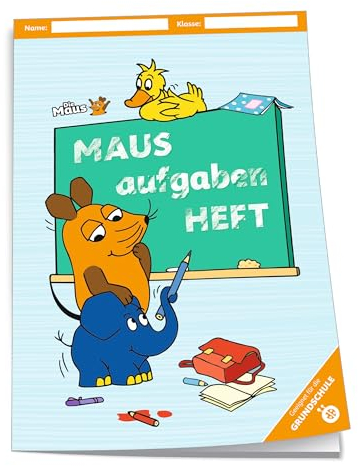 Trötsch Hausaufgabenheft Grundschule DIE MAUS: Schulplaner Hausaufgabenheft Timer Terminkalender