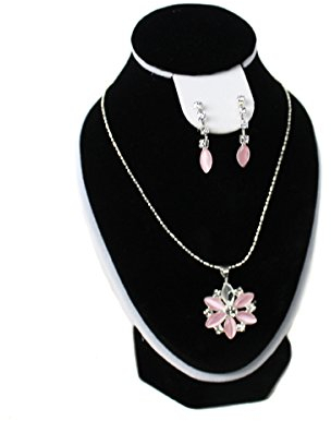 Schmuckbüste Dekobüste mit Rand für Schmuckset Ohrring Ohrstecker H15 samt