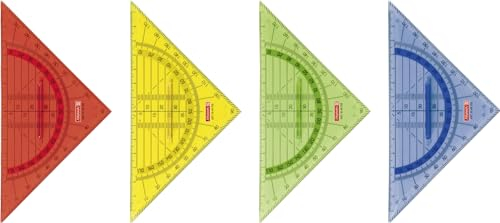 10X BRUNNEN Geometrie-Dreieck 16cm Griff frbg