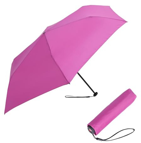 Knirps I.030 small manual I ombrello tascabile molto leggero con soli 115 g I ombrello piccolo per viaggiare I sta in ogni tasca I stabile con vento e pioggia