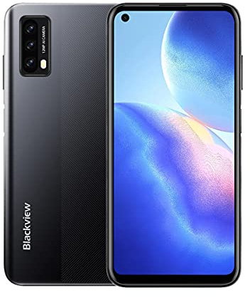 Blackview A 90 - Smartphone Fin & Léger - Téléphone Mobile Double SIM - 4 Go RAM + 64 Go ROM - Poids Léger de 185g - Android 11 - Gaming Immersif avec RAM Rapide, Mode Jeu - Version Française - Noir