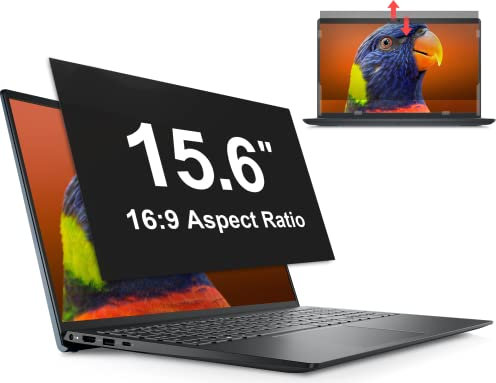 15.6 Pouces Filtre de Confidentialité, Filtres d'écran pour Ordinateur Portable Compatible avec HP/Dell/Acer/Lenovo/Thinkpad/Samsung/ASUS/Sony, Amovible Anti-Lumière Bleu Protection Ecran PC 16:9