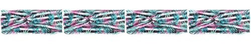 BESPORTBLE 4stücke Hawaii-Stil Knoten-Haarband Atmungsaktives Sport-Stirnband Mit Guter Elastizität Für Fitness Und Freizeit Für Yoga Und Workout