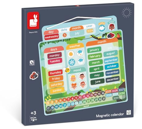 JANOD Magnete und Magnetspielzeug, Mehrfarbig (J05459)