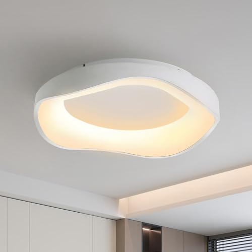 meibeileil Modern Led Taklampa, 52 cm 3000K-6500K Taklampa Enkelt Tak, Ögonskydd, LED-taklampor för Vardagsrum, Sovrum, Kök, Vardagsrum, Korridor, Dimbar