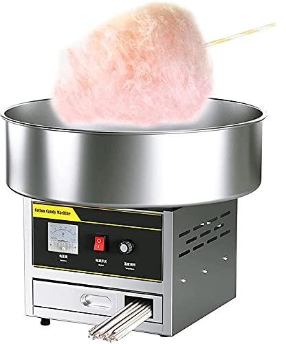 Machine À Barbe À Papa De Qualité Supérieure 1200 W, Machine À Barbe À Papa Professionnelle De Style Forain, Facile À Utiliser, Fabrique Rapidement De La Barbe À Papa, Avec Plateau En Acier Inoxydab