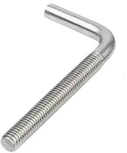 1/2/5/10 Stück 304 Edelstahl 7 / L-förmiger rechtwinkliger Ankerbolzen M4 M5 M6 M8 M10 M12(2pcs M8X80)