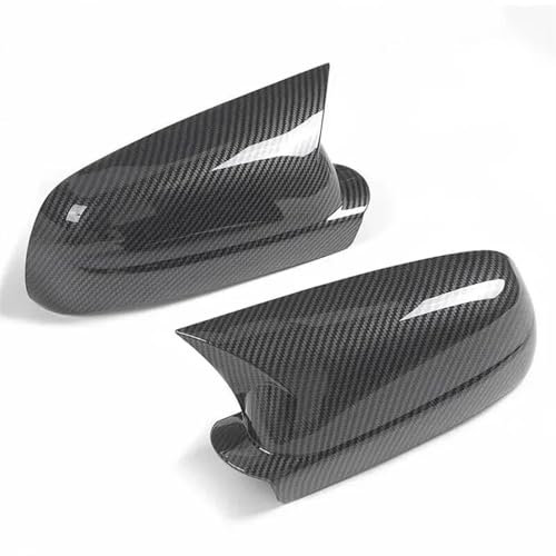 Spiegelkappen Für VW Für Golf 4 MK4 1998-2002 Für Passat B5 Für Jetta Auto Rückspiegel Seite Spiegel Abdeckung Aufkleber Flügel Kappe Auto Rückspiegel Abdeckung(Carbon)