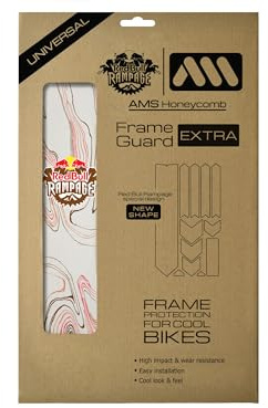 Protezione telaio bicicletta MTB Red Bull Rampage Ridgeline | Protezione adesiva telaio bici modello extra con 10 protezioni | Protegge la tua bici da graffi e urti