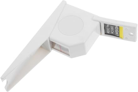 Wandmontierter Höhenmesser 2 Meter für Erwachsene und Kinder | Einziehbar, Hohe Genauigkeit, Platzsparend, Wandplatte aus Abs und Eisen, für Zuhause und Klinik