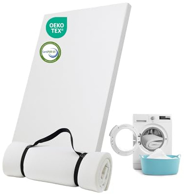 Babelio Pack and Play Mattress (Stratus Mini) 100% Machine Washable & Dryable Playpen Mattress, Portable Pack N Play Mattress 38x26x1