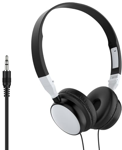 yztju Computer-Headset, Kabelgebundenes Headset | Computer-Over-Ear-,Tragbare Spielkopfhörer, Kabelgebundene On-Ear- -Kopfhörer Über Dem Für Computer-Tablets