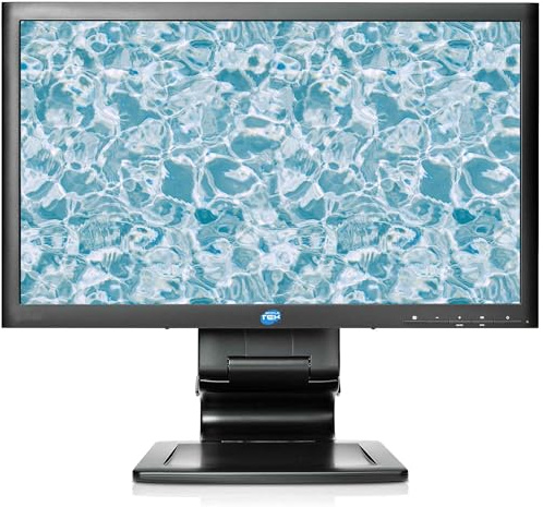 SIMPLETEK - Monitor Nero Widescreen LCD 20 HD+ - DisplayPort DVI VGA Hub USB | Montaggio a parete | Base regolabile inclusa (Ricondizionato)