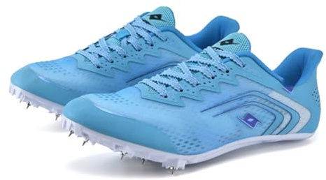 Generisch Spikes Leichtathletik Herren-Mittelstrecken-Laufschuhe, 7 Nägel Unisex-Leichtathletikschuhe, Jugendsportschuhe mit und Sprint