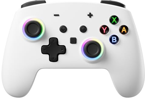 ECHTPower Switch 2 Pro Controller, Hall Effect Joysticks, One-Key Wake-Up, Wireless Controller for Switch 2/Switch/Lite/OLED, Turbo, 4 Back Buttons, RGB, 3.5mm Jack, Dual Vibration, 6-Axis Gyro