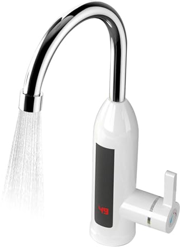 Grifo de agua del grifo de calentamiento rápido | Grifo de grifo de calentador eléctrico de 110 V, de calentador de agua eléctrico de calentamiento rápido de cocina con pantalla de temperat