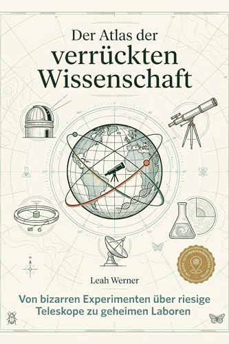 Der Atlas der verrückten Wissenschaft: Von bizarren Experimenten über riesige Teleskope zu geheimen Laboren. Ein faszinierender Einblick in die seltsamsten Ecken der Forschung