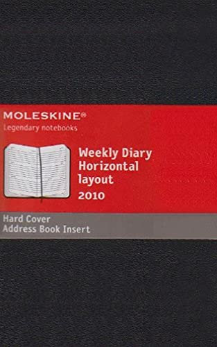 Moleskine Hard Cover Taschen-Wochenkalender 2010 Horizontal