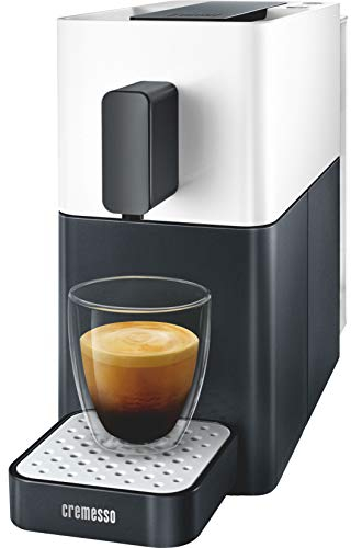Cremesso Easy shell white & midnight black schwarz-weiß Kapselmaschine, 0,9l