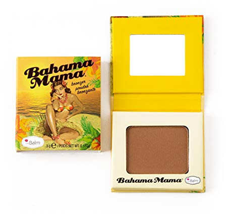 Thebalm Bahama Mama Bronzer, Natural Matte, Tanned Beach Glow Travel-Size