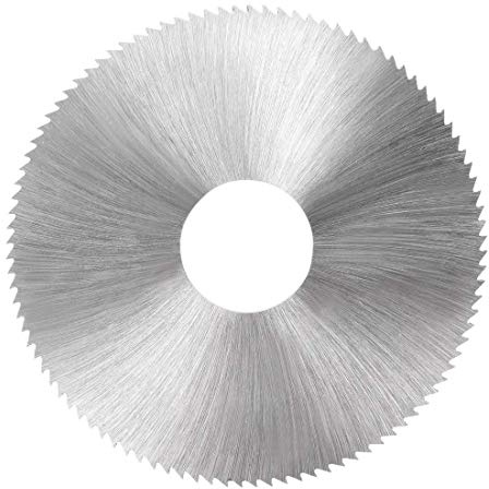 HSS Sägeblatt 80mm 108Zähne Kreissägeblatt 0,5mm Stärke mit 22mm Welle aus Hochgeschwindigkeitsstahl für Aluminium, Holz, Kunststoff, Metall