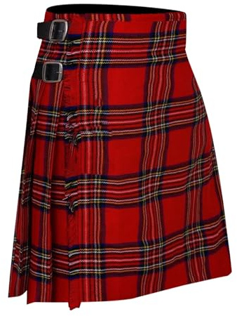Allsafe Traders Scottish Men's Kilts Tartan Kilt Highland Light Weight Value Kilt (Royal Stewart, 38''-40'' Belly Button)