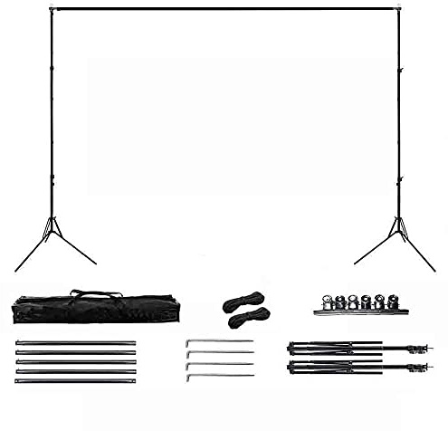 Projector Screen Stand for Indoor and Outdoor Projector Movies Screen Foldable Portable for Front and Rear Projection.