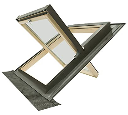 Finestra per tetto COMFORT BILICO EXTREME - ultra Performante e Isolante - Certificazione Energetica 1,0 W/m2K - Made in Italy (55x98 Base x Altezza)