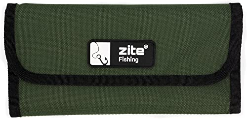 Zite Fishing Vorfachtasche | Angelvorfächer & Haken | Rig-Bag Haken-Tasche | Rig-Wallet Angeln | 100% Polyester (24,5x12cm)