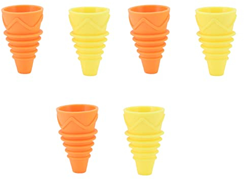 Natudeco 6 STÜCKE Fliegenfalle Trichter Multifunktionale Wiederverwendbare Flexible Silikon Fliegenfalle Trichter Fruchtfliege Flasche Top Falle Hausgarten Küche Fliegenfalle für Wasserflaschen