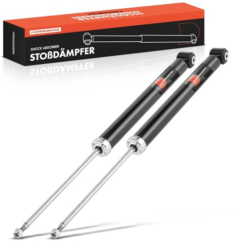Frankberg 2x Stossdämpfer Stoßdämpfer Hinten Links Rechts 649mm Gasdruck | Kompatibel mit Fox Schrägheck 5Z1 5Z3 5Z4 2005-2011 Replace# 6Q0513025S, 6Q0513031AH