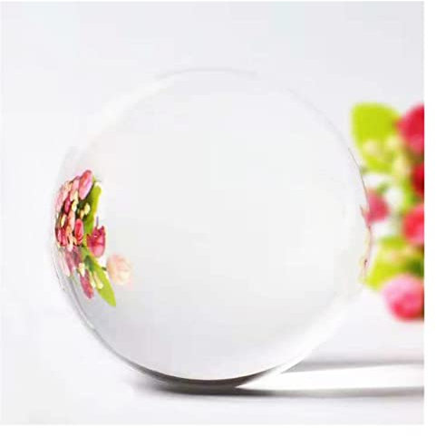 Ball, Craft Decor, Geschenke Transparente Glaskugel Kugel Fotografie Requisiten Lensball Dekoration Ball Feng SHU (Color : Clear, Size : 5cm) Voller Textur (Color : Transparent, Size : 5cm)
