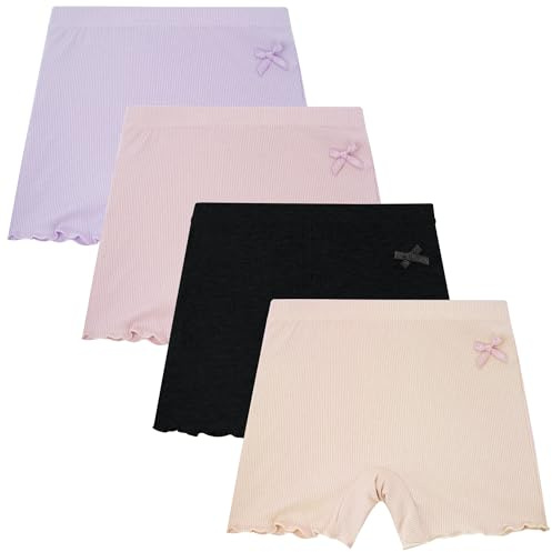 Happy Cherry Short sous Robe Fille 0-12 Ans Boxer Culotte Sécurité pour Filles Shorts de Sport Cyclisme en Coton pour Fille 4 Ans