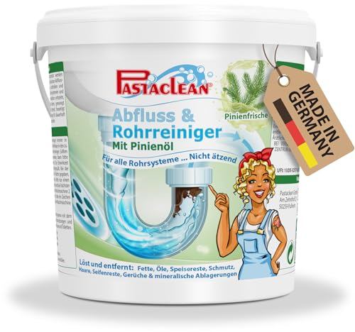 Pastaclean® 1500g Profi Abfluss- & Rohrreiniger gegen Verstopfungen und Gerüche - Für alle Rohre