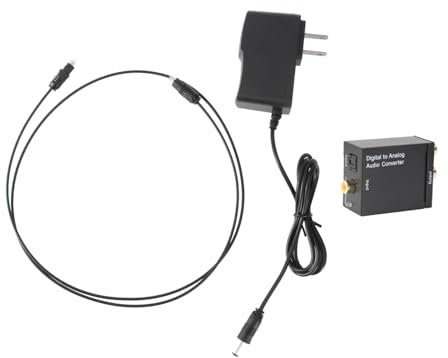 Angoily Digital Analog Audio Konverter Aluminium s Pdif Koax Stereo r Umwandler Samplingrate Kompakt Leicht Für Tv DVD Einfache Plug Play Installation