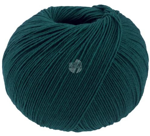 LANA GROSSA Meilenweit 100 Merino extrafine | Hochwertiges Sockengarn, waschmaschinenfest | Handstrickgarn aus 75% Schurwolle & 25% Polyamid | 100g Wolle, Stricken & Häkeln | 420m Garn FB2467