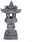 HOHOVYVY Solar Pagoda Garten Laterne LED Außenleuchte Japanischer Steinlaterne für Terrasse Hof Rasen