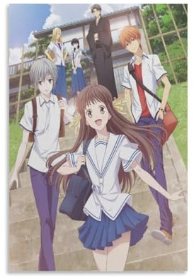 HUERWJRBJ Fruits Basket Anime Poster Modern Art Paintings Aesthetic Canvas Cover Wall Art Posters Suitable for Any Location 20x30inch(50x75cm) Unframe-style