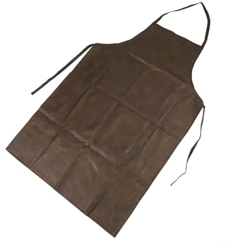 HanOaki Waterproof Fireproof Welding Apron Polyurethane Material 100cm Length Protective Equipment for Industrial Kitchen Work