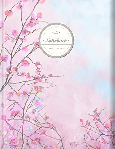BULLET JOURNAL (©Star, A4, 156 Seiten, Softcover) || Mit Register || XXL Punktraster Notizbuch, Tagebuch, Gepunktete Seiten, Dot Grid Notebook, „Frühjahr“