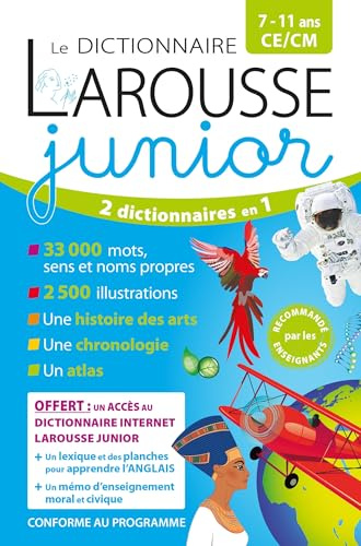 Le dictionnaire Larousse Junior - 7/11 ans - CE/CM