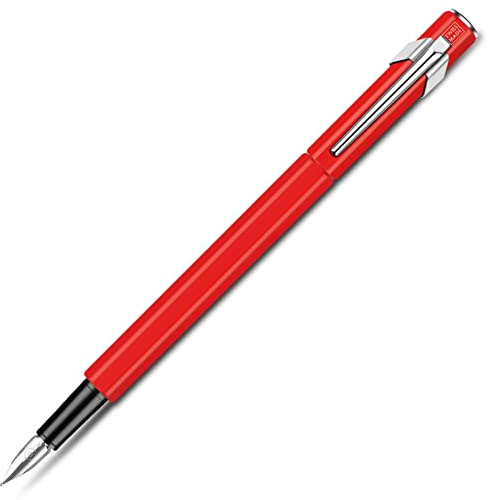 Caran d'Ache Füllfederhalter 849 Rot matt M, 1 Stück (1er Pack)