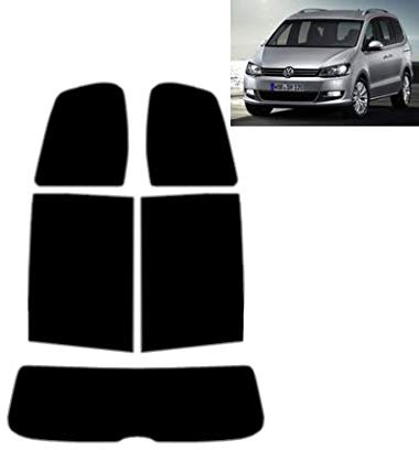 Passgenaue Tönungsfolie für Sharan 2010-... Heck/Seitenscheiben (20% Schwarz)